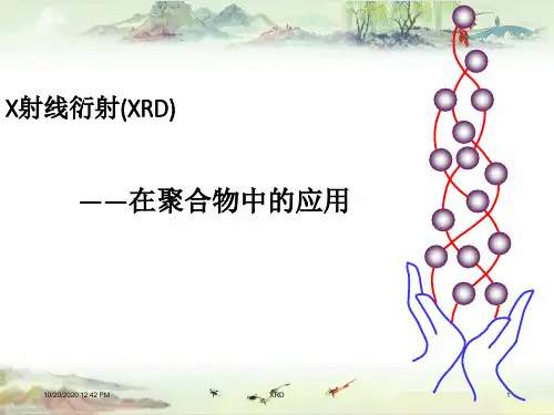 聚合物表征与测试4.XRD2015