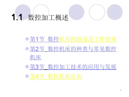 数控加工概述ppt课件