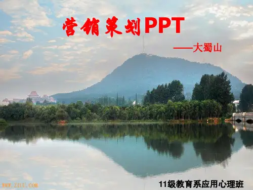旅游策划PPT展示ppt
