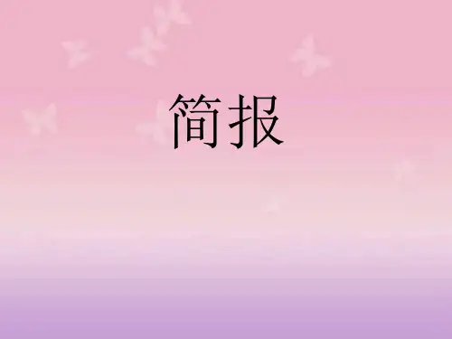 简报ppt