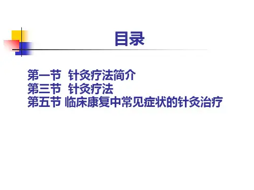 针灸疗法PPT课件