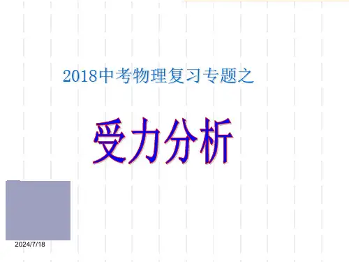 中考物理专题之受力分析