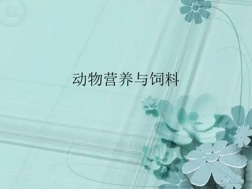 动物营养与饲料：动物对饲料的消化吸收特点