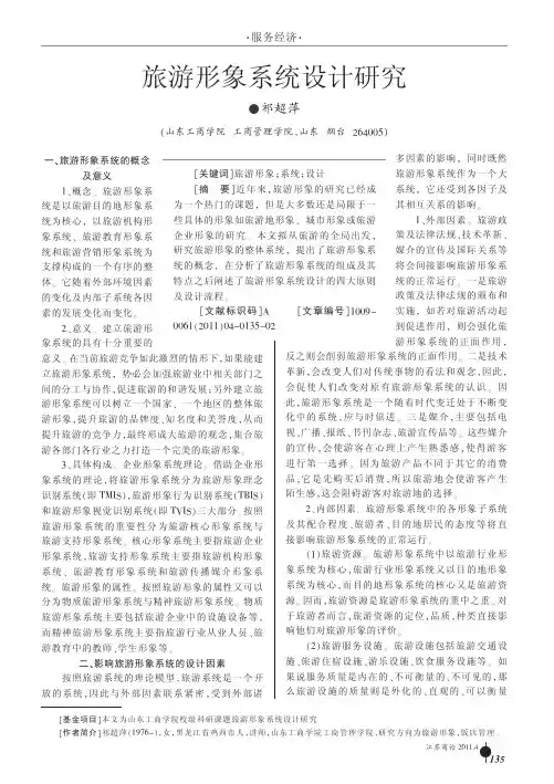 旅游形象系统设计