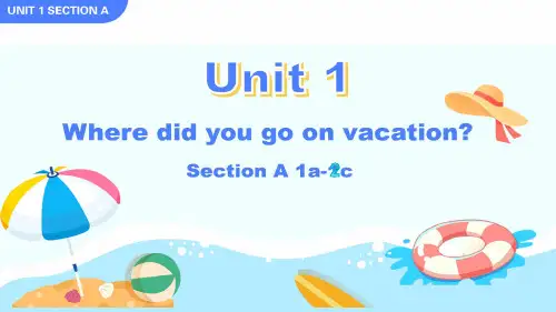 人教版八年级英语上册Unit 1 Section A 1a-2c 课件