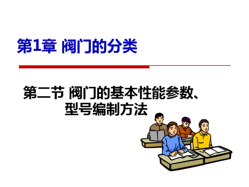 1 阀门的基本性能参数、阀门的型号编制规定解析