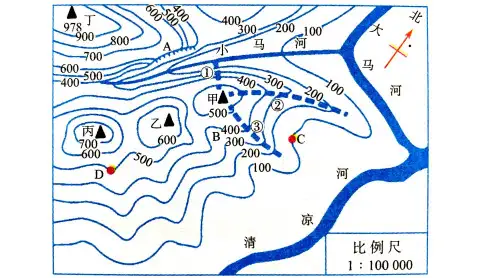 2.2.2地形图的判读 课件-人教版地理七年级上册