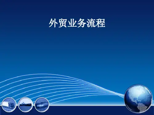 外贸业务详细流程PPT