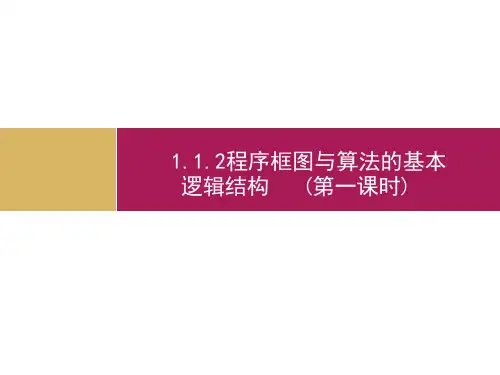程序框图与算法的基本逻辑结构课件