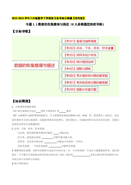 专题1.1数据的收集整理与描述精讲精练