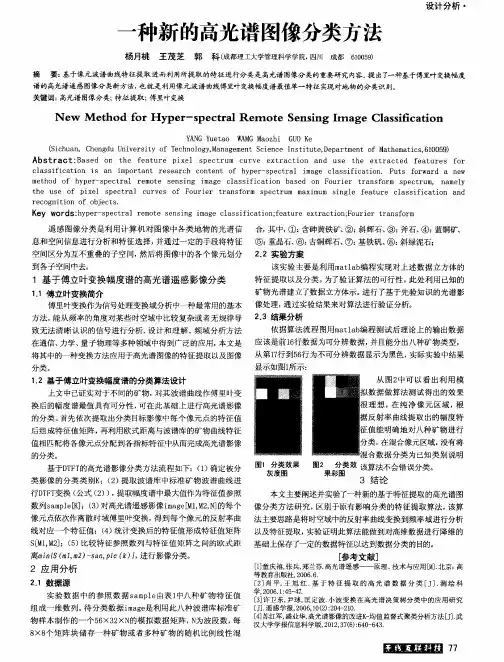 一种新的高光谱图像分类方法
