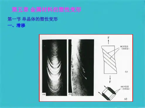 第五章 金属材料的塑性变形(共26张PPT)