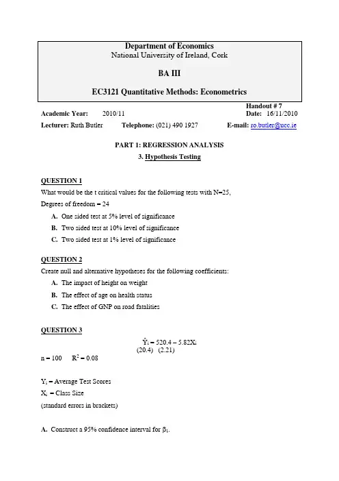 Handout 7