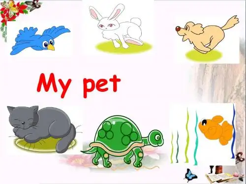 三年级英语上册《Unit4pets》 PPT精品课件3人教新起点