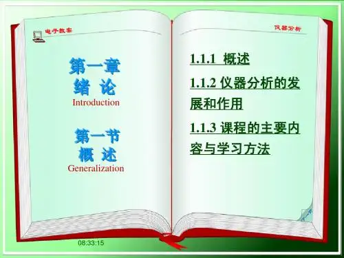 现代水检测技术概述