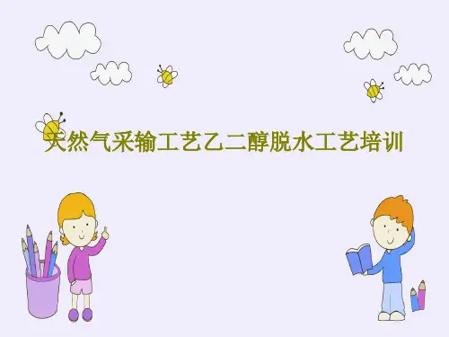 天然气采输工艺乙二醇脱水工艺培训23页PPT