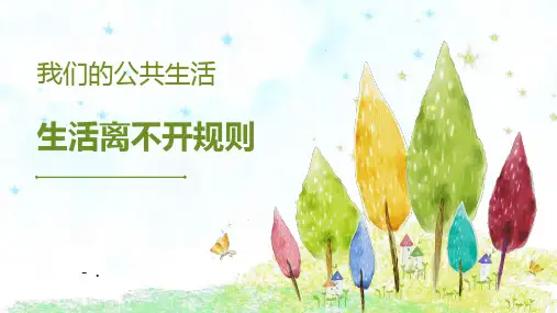 《生活离不开规则》PPT优秀课件