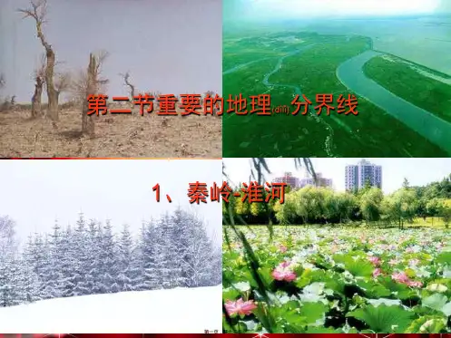 八年级地理下册5.2重要的地理分界线2初中八年级下册地理