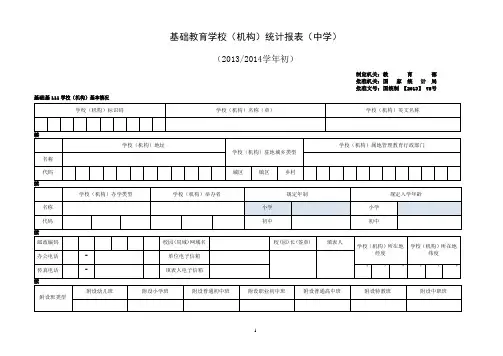 基础教育报表20130531-4(中学)