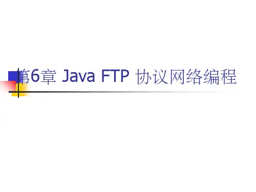 《Java网络编程技术》PPT课件