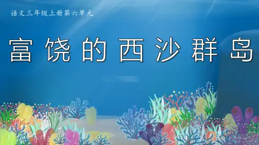 18.《富饶的西沙群岛》课件(共29张PPT).ppt