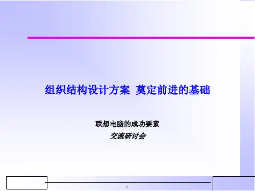 组织结构设计方案