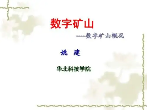 数字矿山1--数字概况