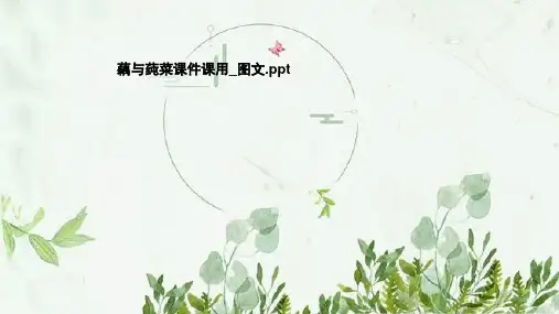 藕与莼菜课件课用-图文