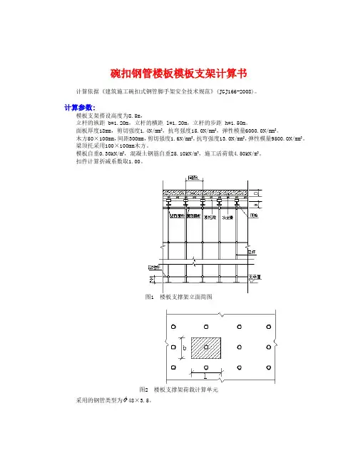 脚手架满堂红计算