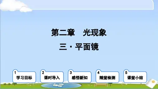 2024年秋季新苏科版八年级上册物理课件 第二章 第三节 平面镜