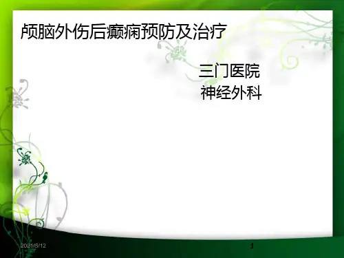 癫痫预防及治疗PPT课件