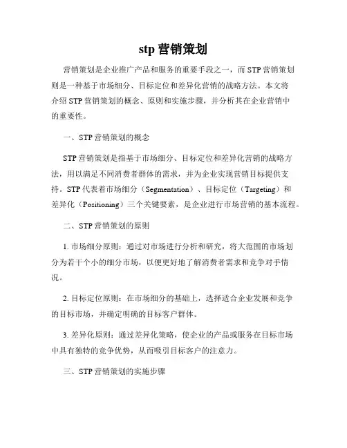 stp营销策划