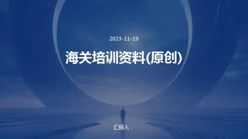 海关培训资料(原创)
