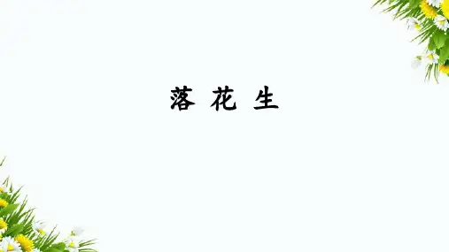 统编版五年级语文上册2落花生课件(共31张PPT)