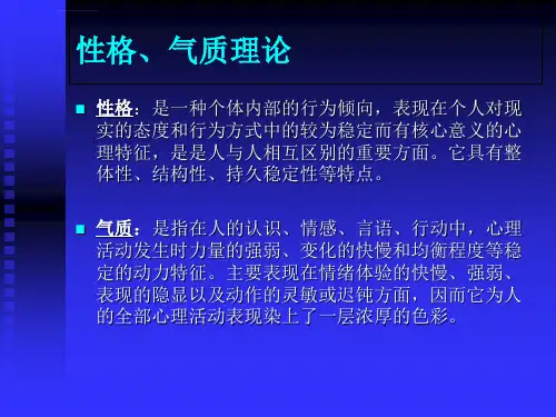 职业性格测试ppt课件