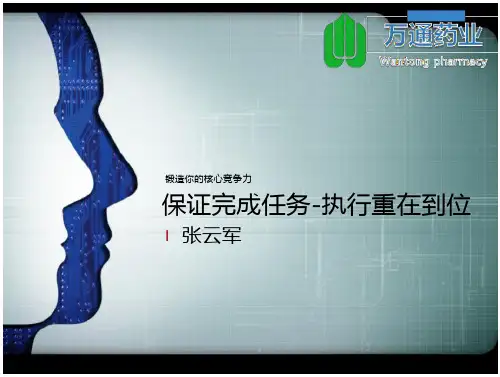 保证完成任务-执行重在到位要点