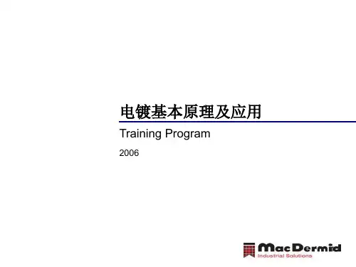 电镀基本原理及应用