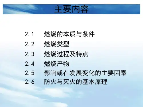 燃烧学基础知识培训PPT课件