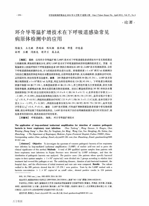 环介导等温扩增技术
