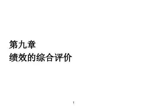 Chapter 9沃尔评分法-PPT课件