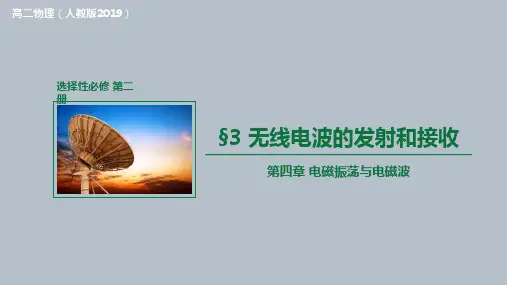 无线电波的发射和接收(课件)高二物理(人教版2019选择性必修第二册)