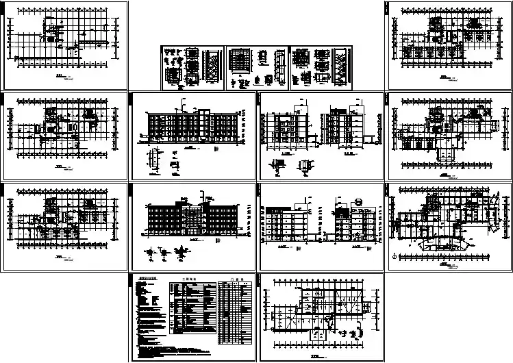 某地区逸夫医院建筑设计CAD施工图纸
