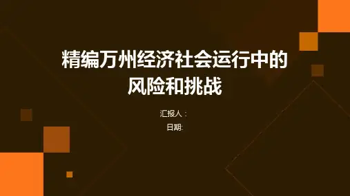 精编万州经济社会运行中的风险和挑战