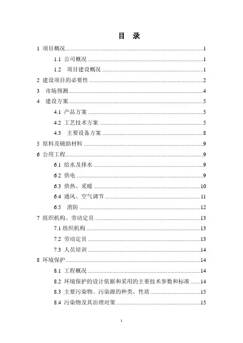 年产20万立方米粉煤灰陶粒生产线项目可行性研究报告