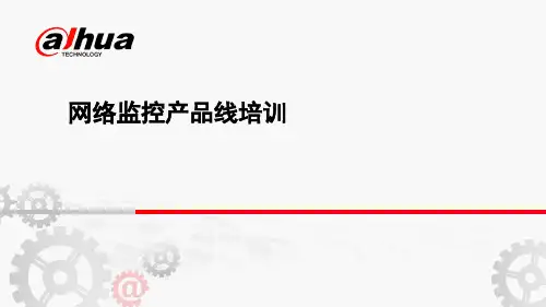 大华网络监控产品线介绍