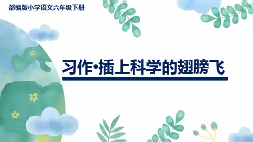 部编人教版六年级语文下册第五单元习作