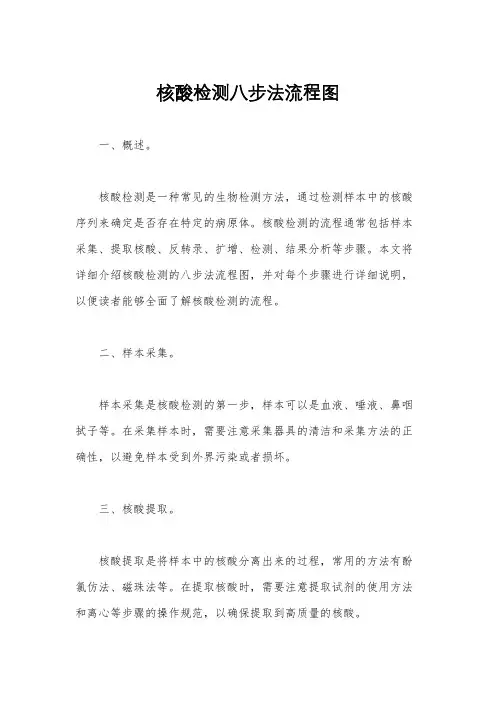 核酸检测八步法流程图