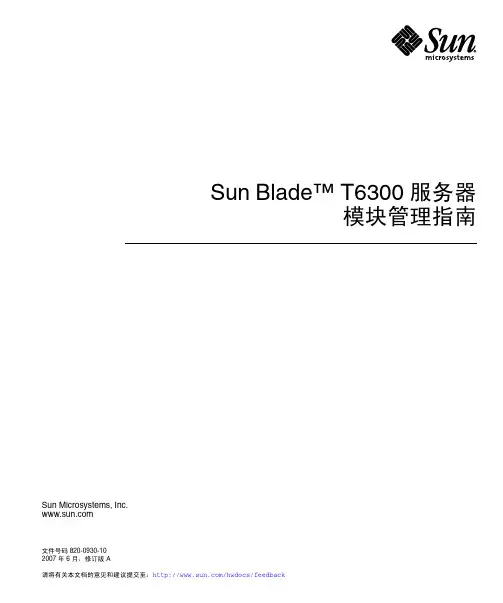 Sun Blade T6300服务器模块管理指南.pdf_1701839065.3541634说明书
