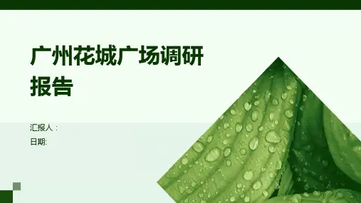 广州花城广场调研报告
