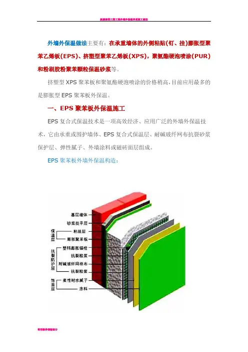 外墙外保温做法大全(配图)